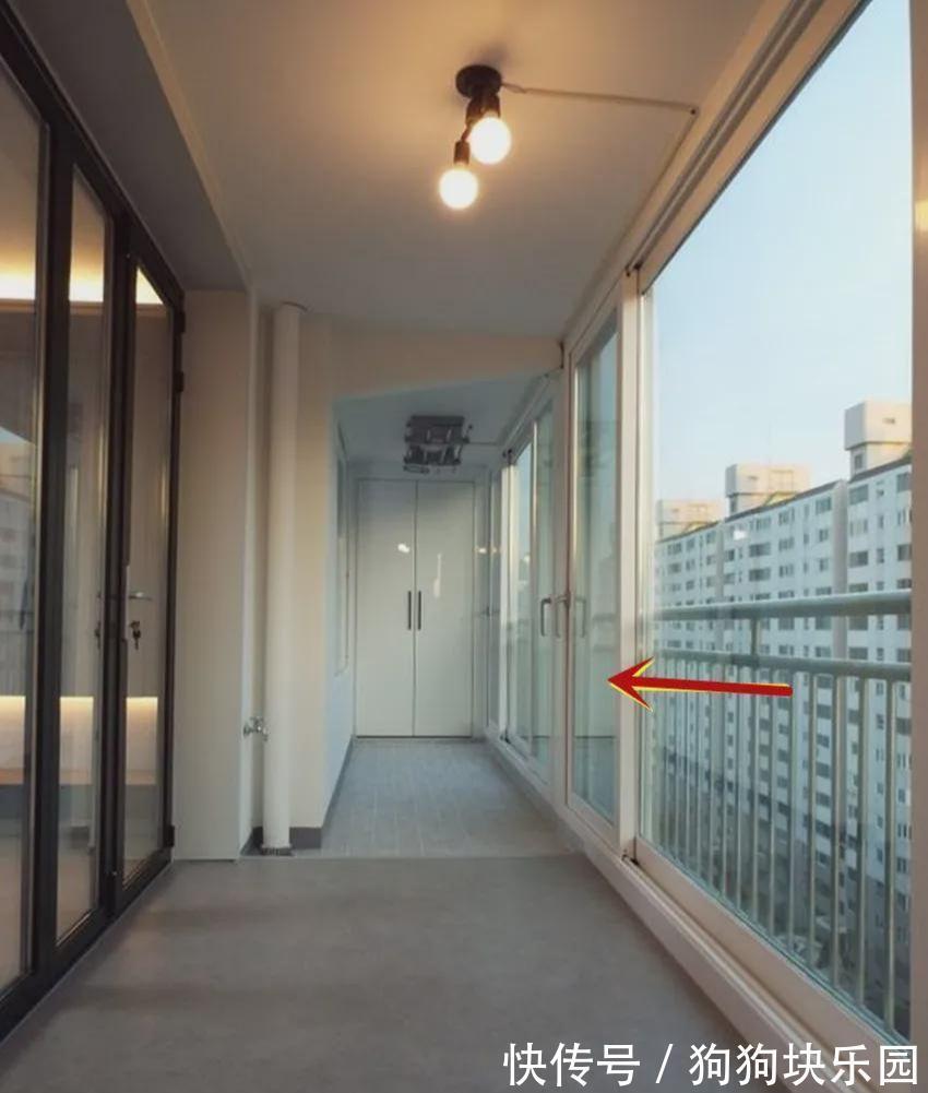 防盗网|封阳台不一定要装防盗网,会太压抑,试试在阳台护栏装推拉门