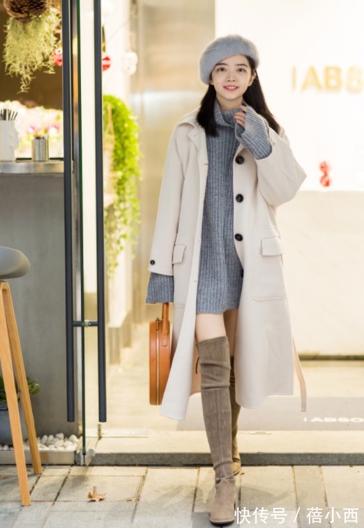 马丁靴|奔三奔四的女人,建议多穿大衣+“长筒靴”或“短靴”,时髦洋气