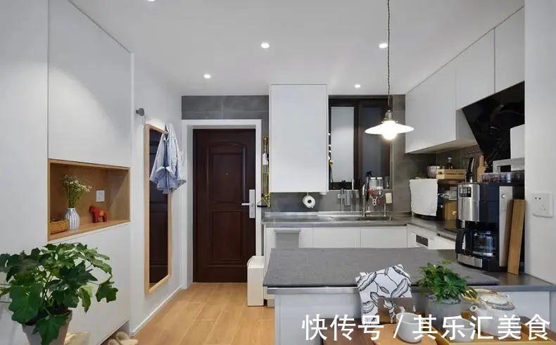 小公寓|麻雀虽小五脏俱全,这套40㎡的小公寓,一眼望去全是设计亮点!