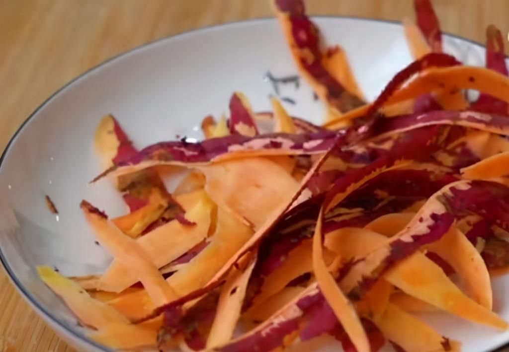 红薯新吃法,不加面粉不加水,外酥里糯,香甜好吃,孩子们的最爱