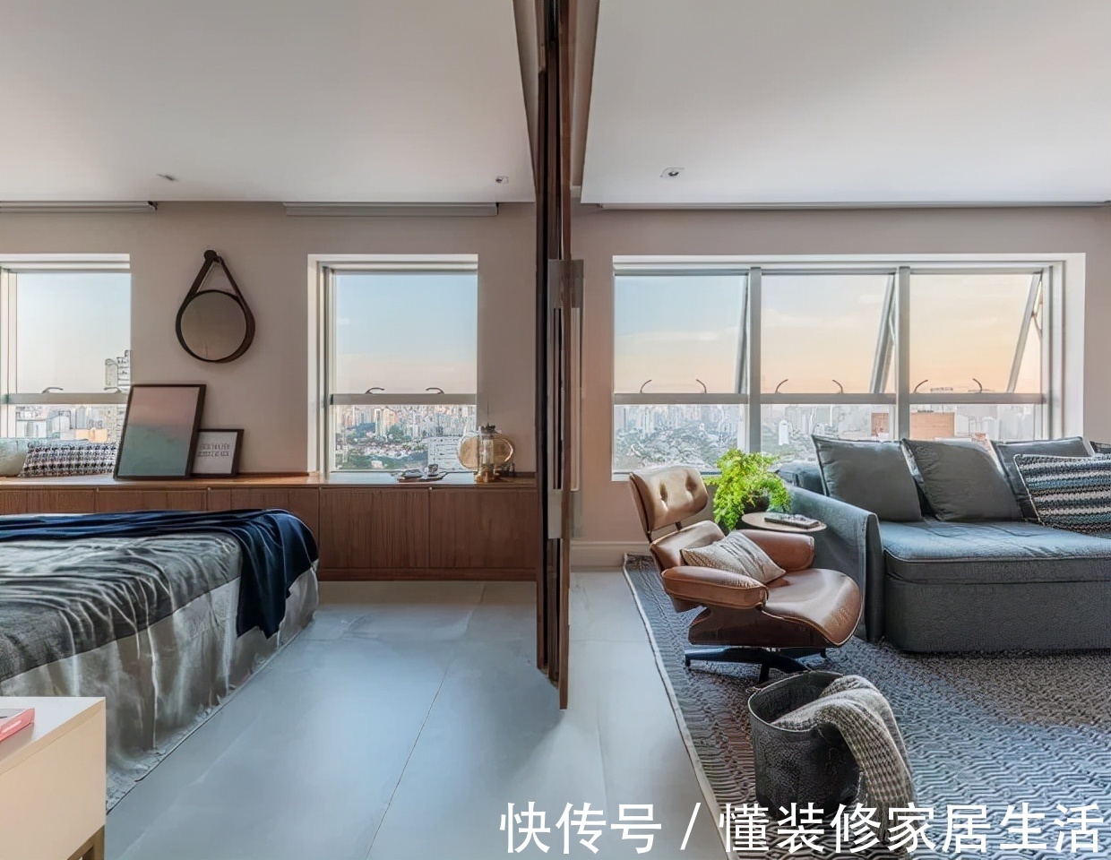 装修|房子买得好,装修没烦恼,80㎡不大,简约装修越看越舒适,减压