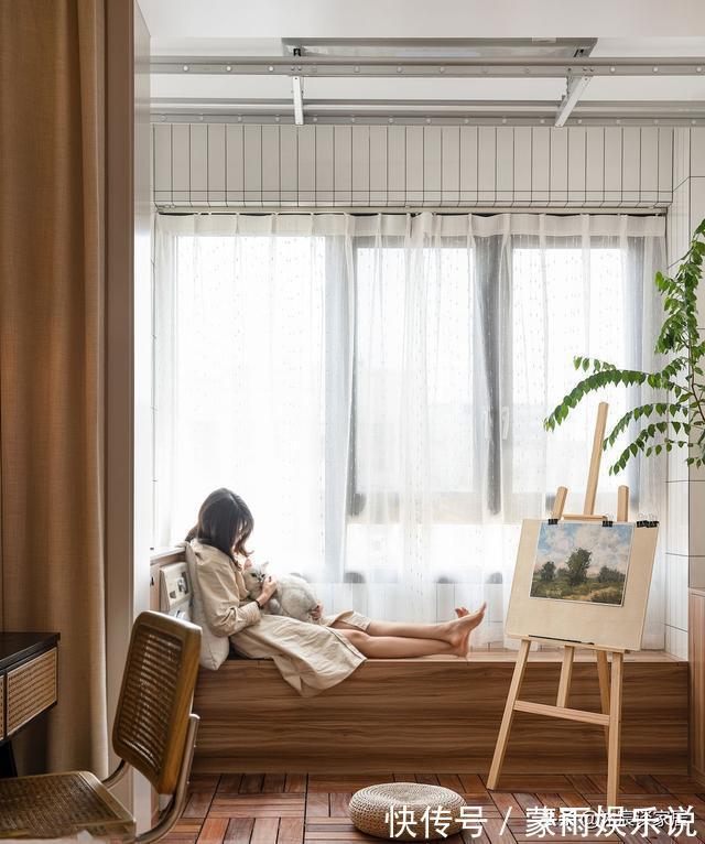沐宸|她一人独居56㎡小宅,全屋温馨自然,与小猫相伴,生活幸福美满