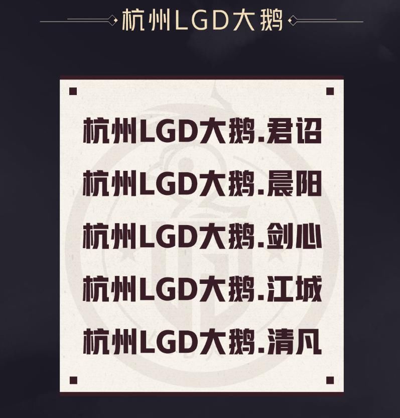 首发|kpl：LGD大鹅换人再战QGhappy，清凡晨阳重回首发，但却少了他