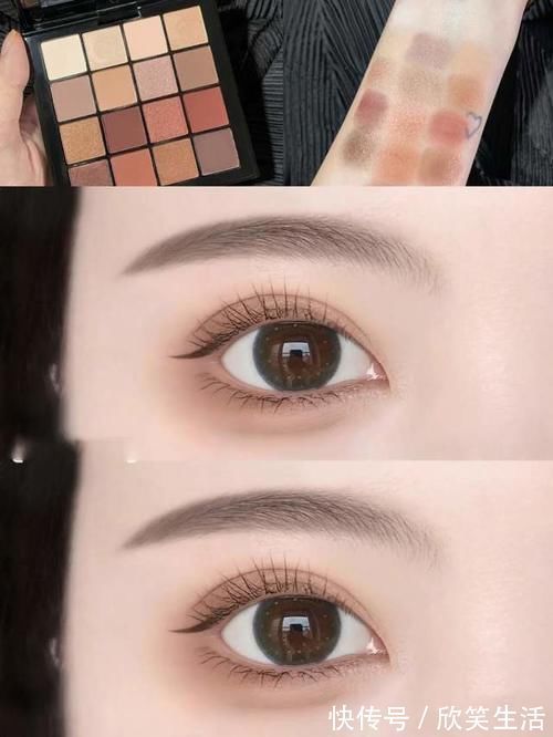 老虎盘|肿眼泡女生多选大地色系眼影,消肿耐看又显白,新手也合适