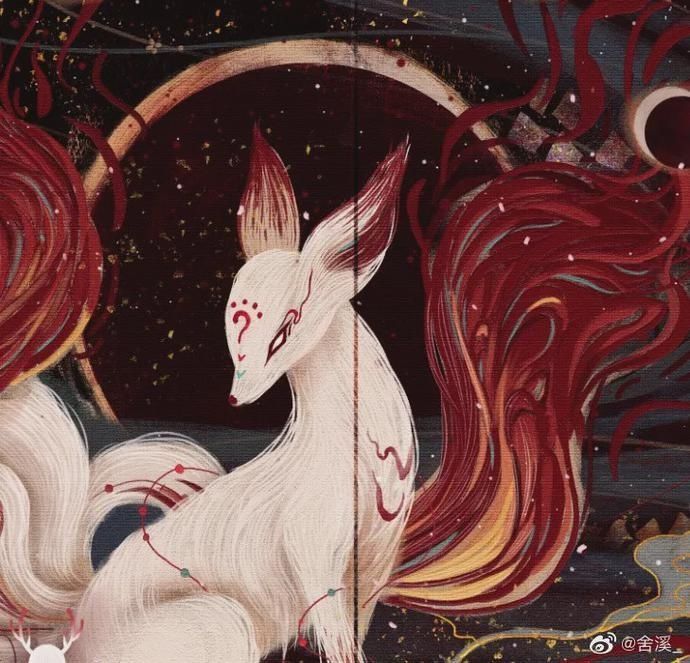 网络|90后小姐姐自学绘画,靠画“神仙狐鬼”爆红网络,圈粉60万