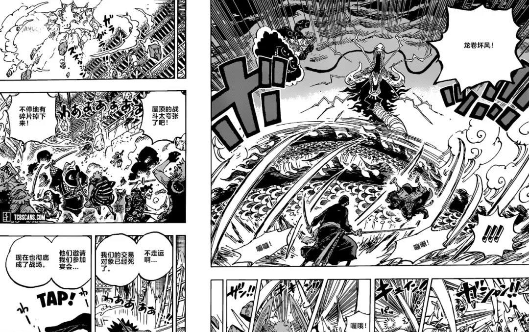 1003话分析!凯多热身完毕,开启人兽形态!