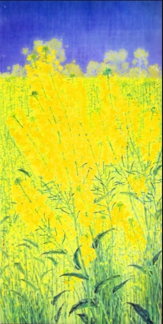 画家$汉中春天的符号丨画家李大庆笔下的“油菜花海”更走心!