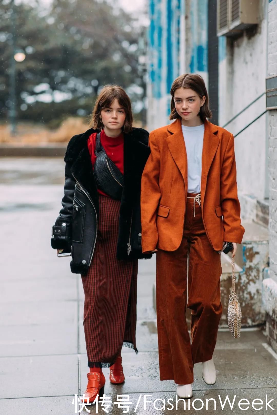 时髦人的秋冬，没点吸睛色彩怎么行