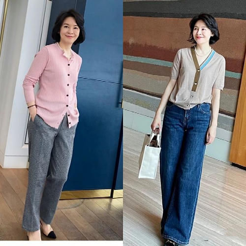 主身|50岁+女人别穿得像大妈!学她的减龄穿搭:年过半百也能很迷人!