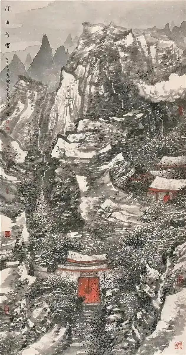 山水画&「津门网」画家赵青仲--山水画欣赏