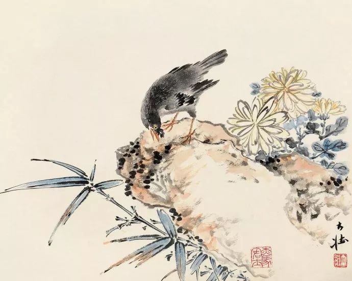 华新罗&张大壮：人淡如菊，以“没骨法”画虾，自创一格