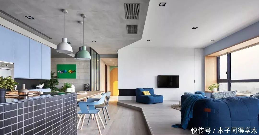 茶几|你家客厅还是沙发+茶几+电视?早过时了,现在年轻人都这样装!