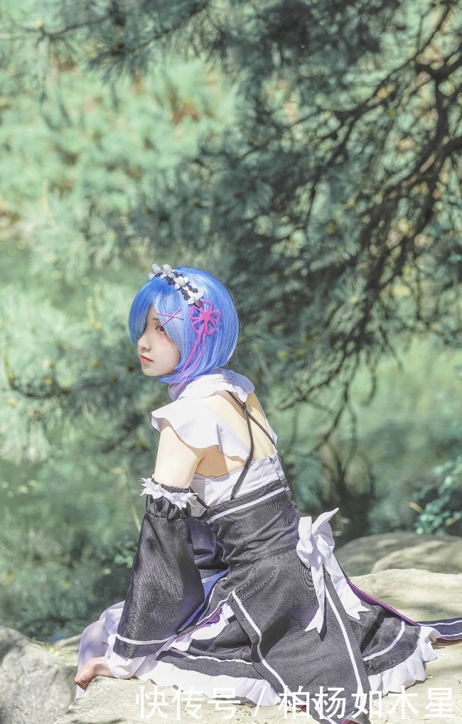 cos|异世界Cos如果世界有颜色,一定是你的颜色,这只雷姆好可爱!