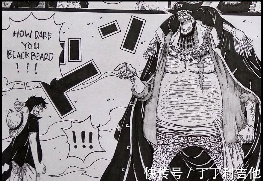凯多|海贼王黑胡子来到和之国,变成三刀流,左手纹身是白胡子