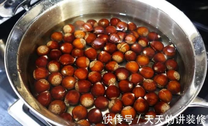 技巧|板栗壳太难剥?掌握一个技巧,好剥不费力,板栗完整不碎,很实用