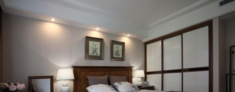 色调|160平大户型美式风装修,衣帽间在客厅中!这种设计巧妙不?