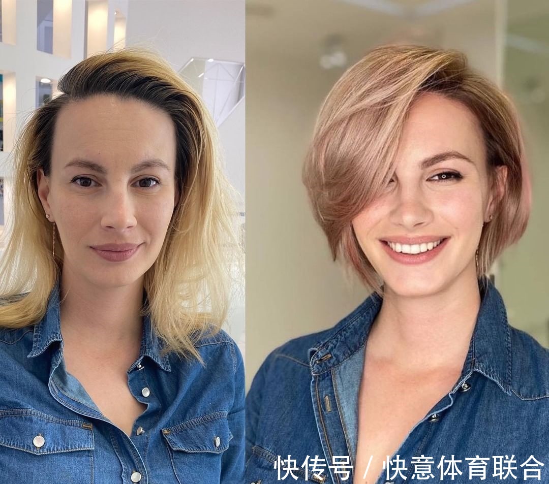 短发 15美女发型换一换,颜值大变样,美到就像换个人