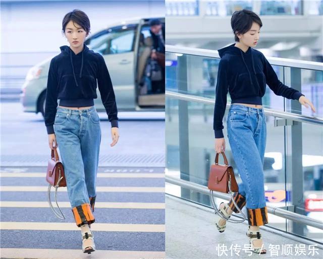 穿阔腿裤时尽量别配平底鞋了,今年明星都在这样穿,这也太潮了吧