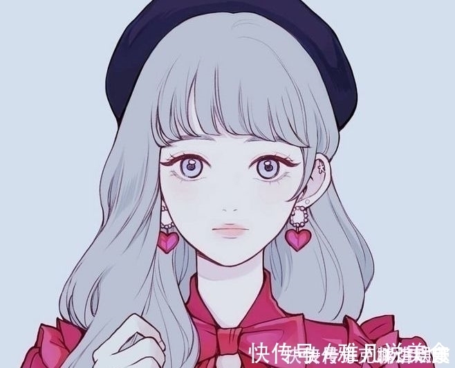 小姐姐|一组少女心十足的好看插画,很适合做卡通动漫头像哦!