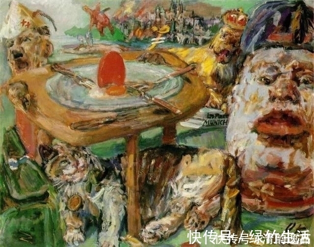 分离派|奥地利表现主义画家,奥斯卡·科柯施卡,油画作品欣赏