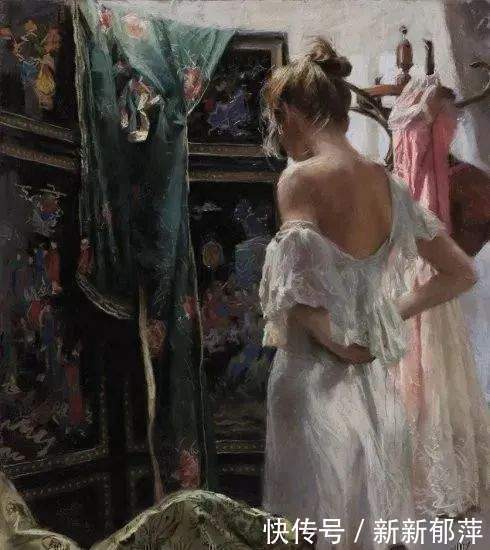 衬布#这位老画家笔下的人物身材,女人看了都羡慕!