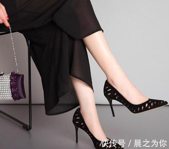 细高跟 细跟高跟鞋,提升女人优雅的气息,看着养眼!