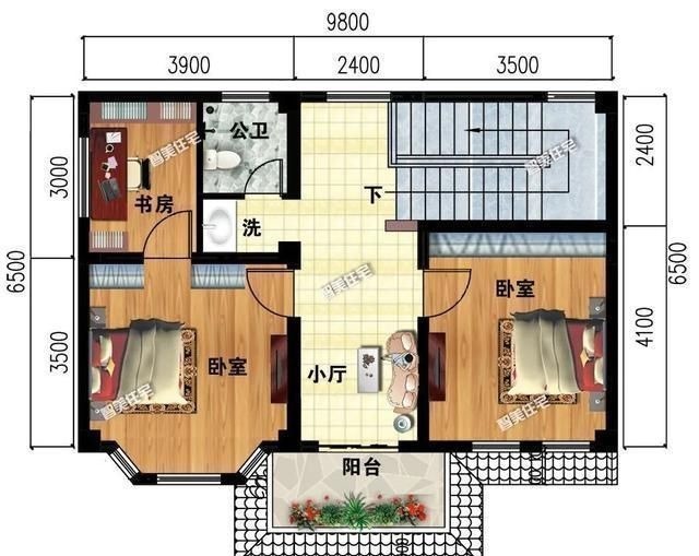 砖混|占地面积不到90平米的小别墅，款款颜值高，造价18万赚大发了