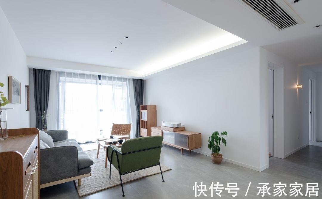 婚房|105平现代风婚房，清静淡雅温馨舒适，不到5个月就全部完工