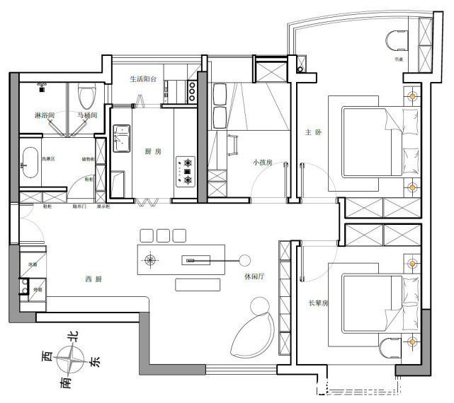 90后极简+日式混搭而成侘级风设计,着简单、鲜活、自由的生活