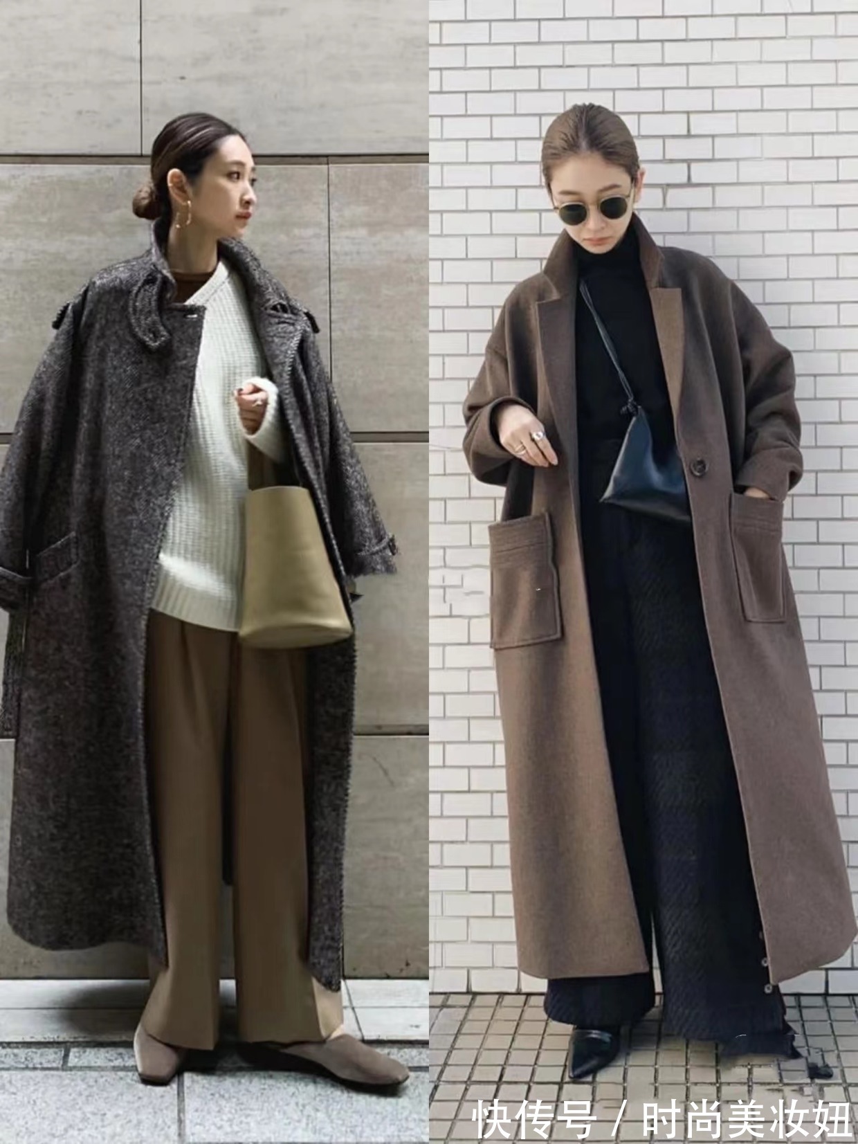 搭配 真正有气质的女人,都爱大衣配阔腿裤,藏肉不说还显气质