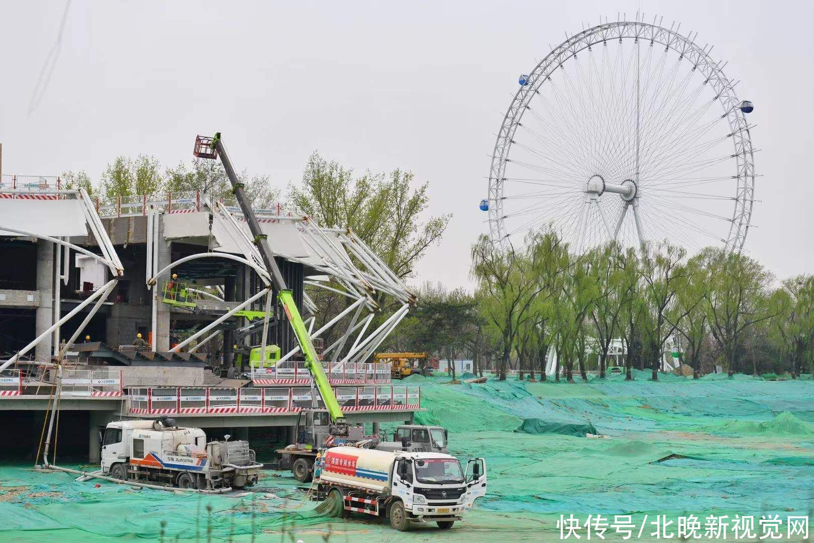 北京龙潭中湖公园芳容初绽，7月开园，提前看看久违的摩天轮