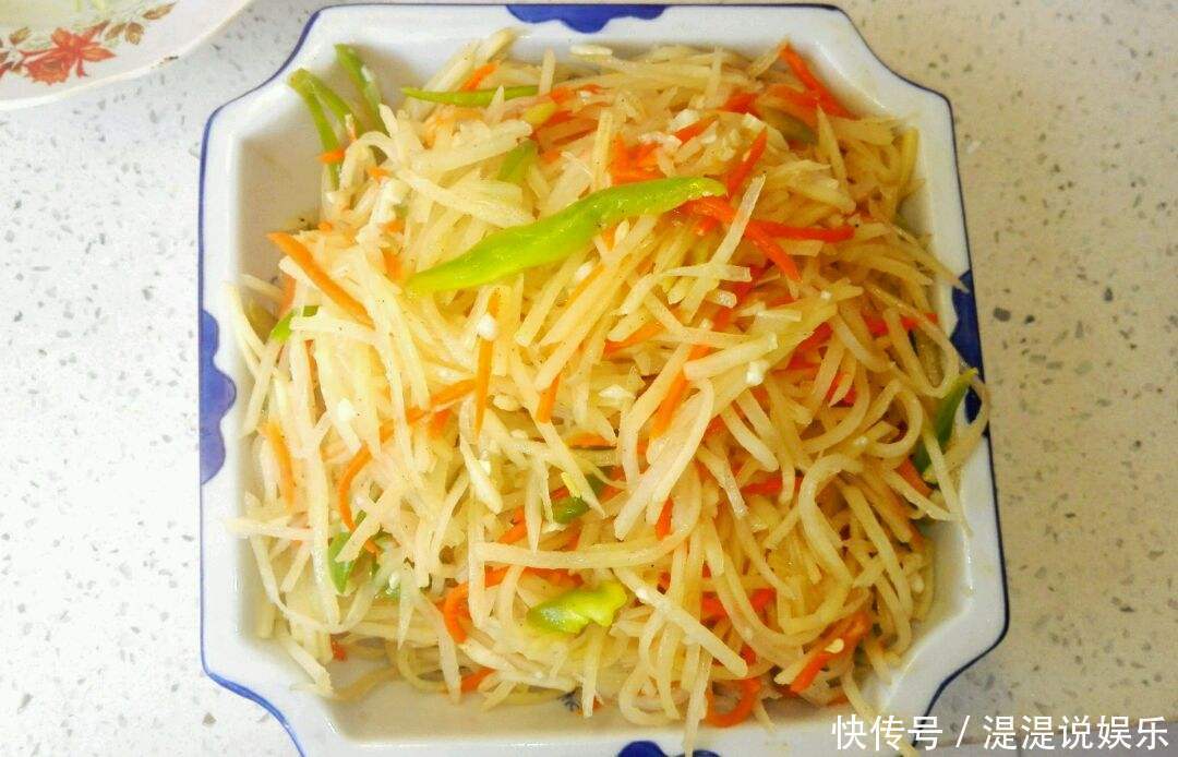 放对|炒土豆丝先放醋还是先放盐很多人都做错了,放对了脆爽可口