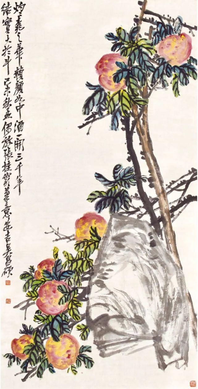 吴昌硕花鸟画幅作品，精彩绝伦，看到过瘾！