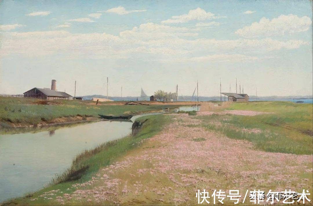 罗斯基勒·峡湾的夏日&丹麦不止有艺术大师哈默修依,画家LA Ring开创了象征主义的绘画