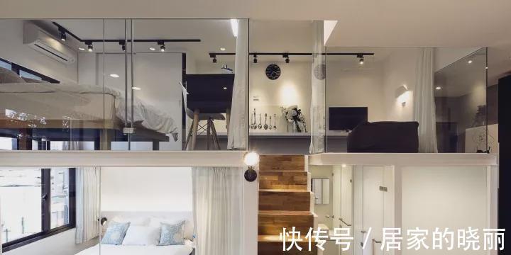 玻璃隔间|小公寓这样装效果惊人，小户型也不将就，拥有舒适的生活环境