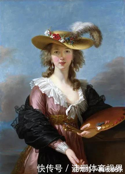 沙龙|法国18世纪著名洛可可女画家维吉·勒布伦肖像作品欣赏