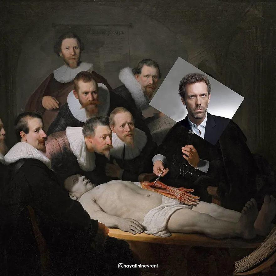 阿尔勒!艺术PS大神恶搞世界名画,梵高和蒙娜丽莎哭晕在厕所…