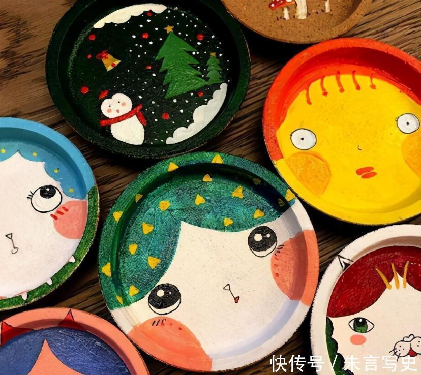 创意彩绘盘子
