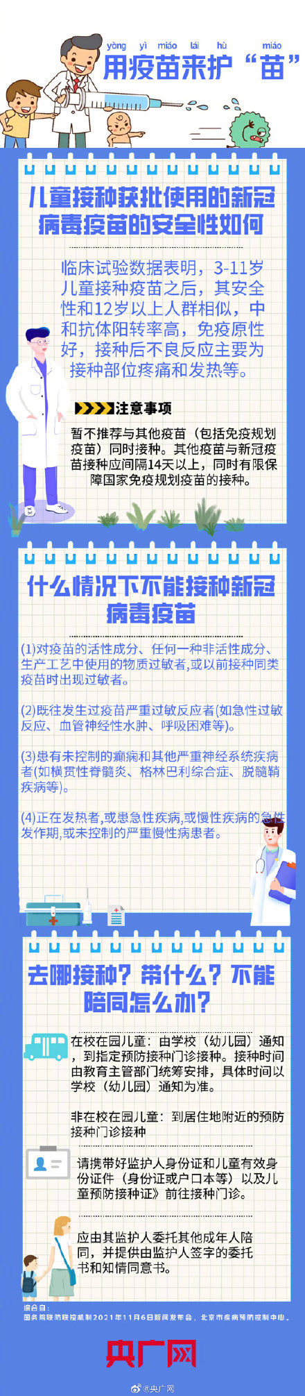 儿童|用疫苗来护“苗”儿童接种疫苗这些事项要牢记