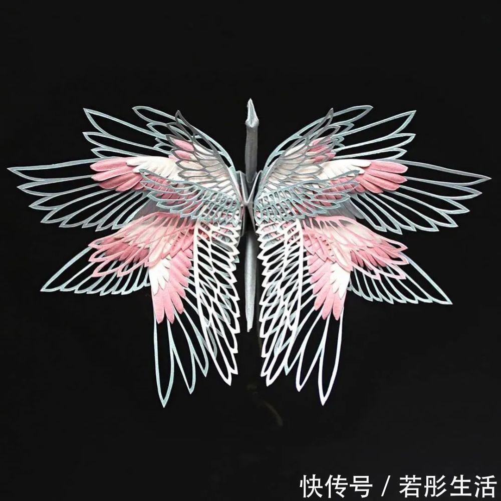 翅膀$抑郁小哥把一只2毛钱的千纸鹤折成了我买不起的样子,不但病好了还年入百万