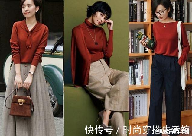 减龄 又到了穿毛衣的季节,肤色暗黄的女人这样穿,减龄显白有气质