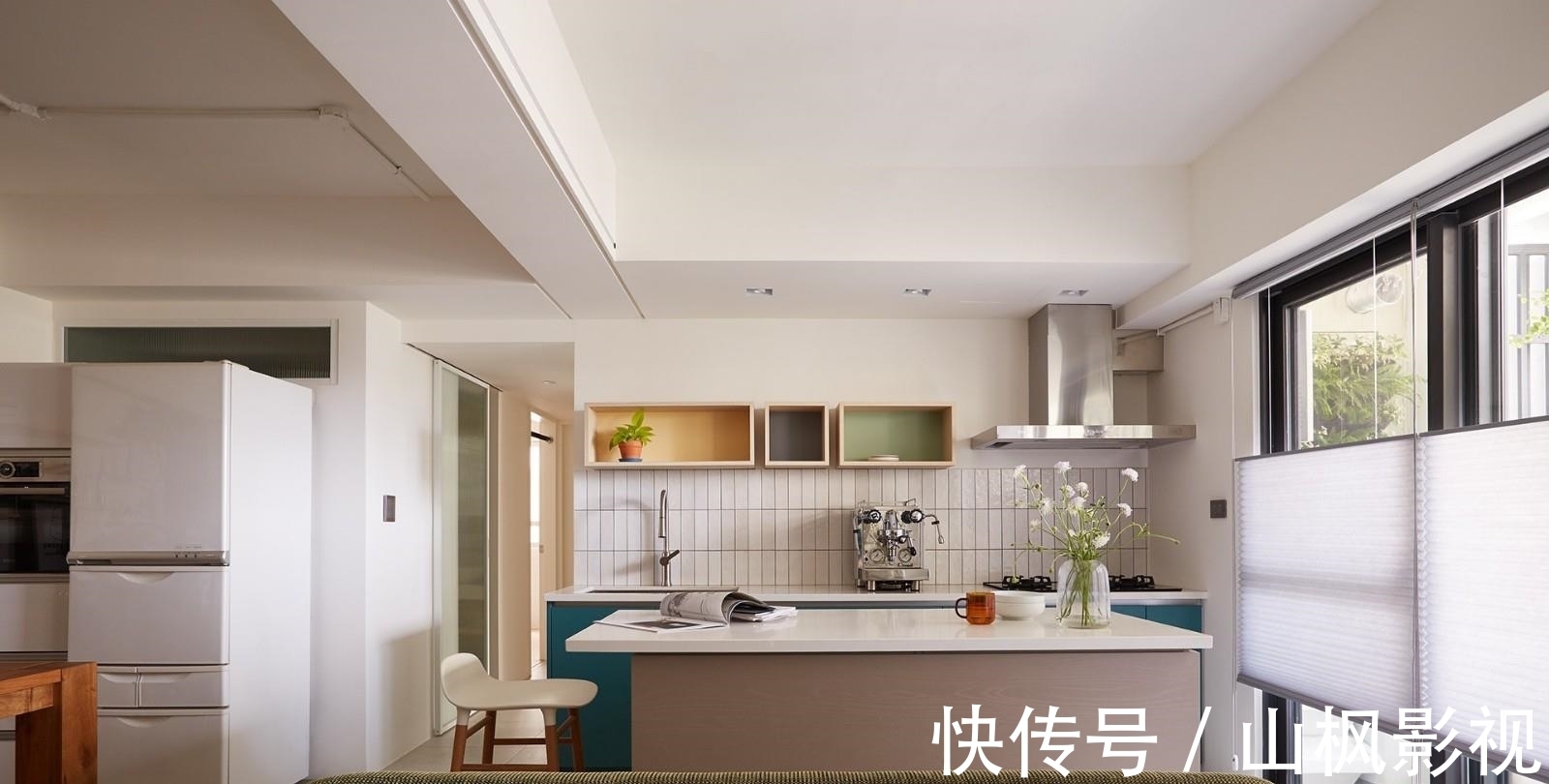 老宅|巧用色彩让30年老宅焕发新生,全屋明亮清爽温暖自然,效果真不错