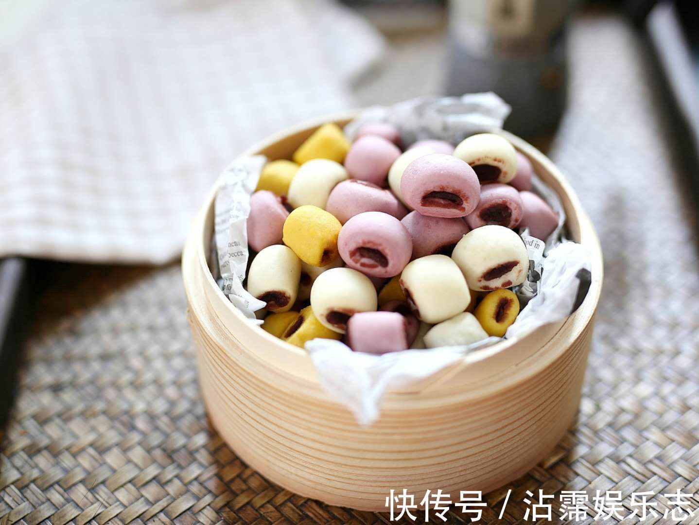 豆沙馅|馒头花样新吃法，儿子一次能吃20个，柔软香甜，好看又好吃