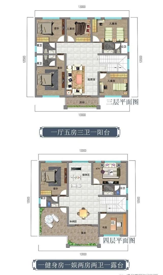 罗马柱|农村别墅还能这样建12室10厅还带娱乐室,就是这么气派