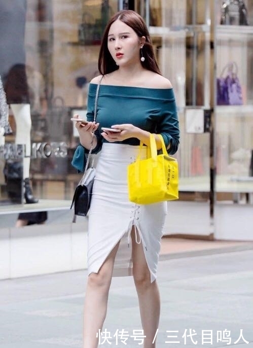 美女|街拍:个性气质显眼的美女,凹凸曼妙,修身显瘦别致又性感!