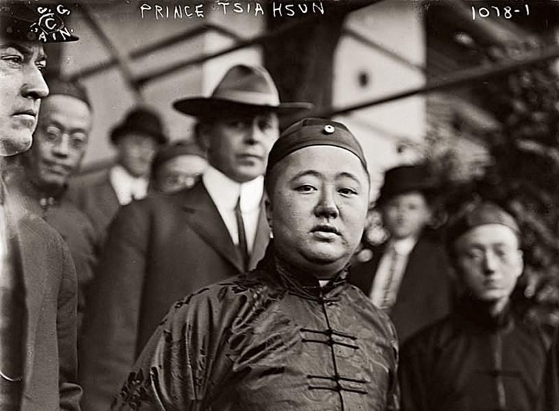 贝勒爷|晚清老照片：贝勒爷霸气出访欧美，老百姓“踩茶”手艺大揭秘！