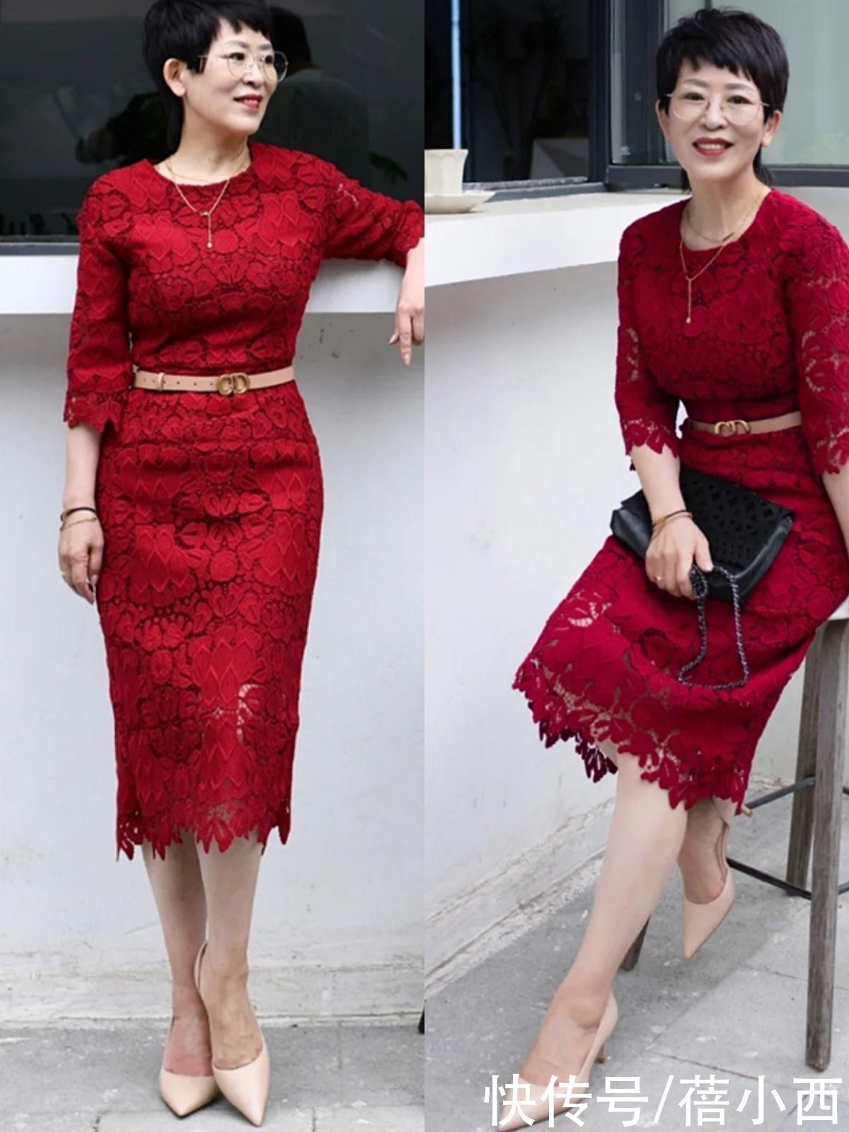 阔腿裤|50、60岁的女人，会穿+有气质比长相重要，这么搭得体时髦显气质