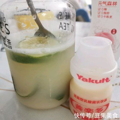独家|自制冰镇青柠多多 小朋友可喝饮品 蜂蜜养乐多元气森林独家