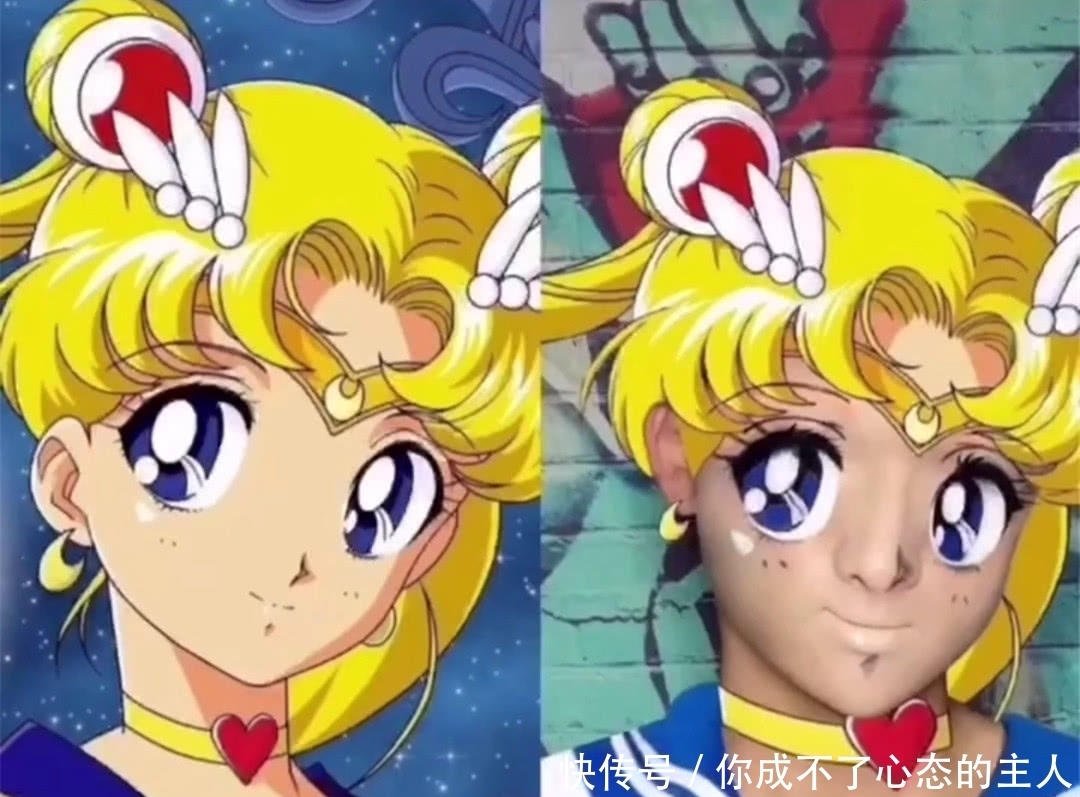 美妆博主有多厉害,小哥仿妆“水冰月”,网友:墙都不服就服你