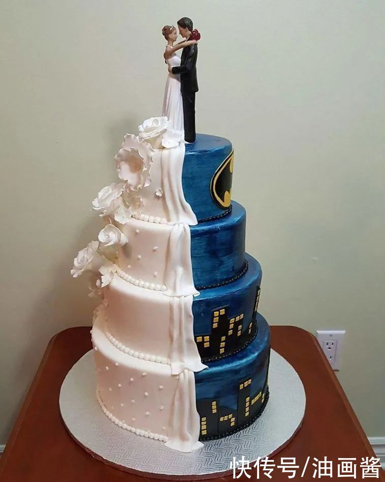 ?想要婚礼独一无二？这样的创意蛋糕不能少，满满艺术感